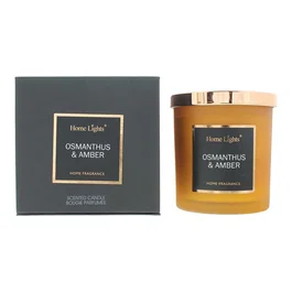 Home Lights Bougie parfumée Osmanthus & Amber, 215 g