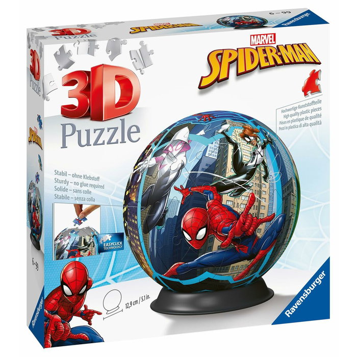Ravensburger Puzzle 3D Ball Spider-man 72 pièces Ravensburger Puzzle 3D Ball Spider-man 72 pièces