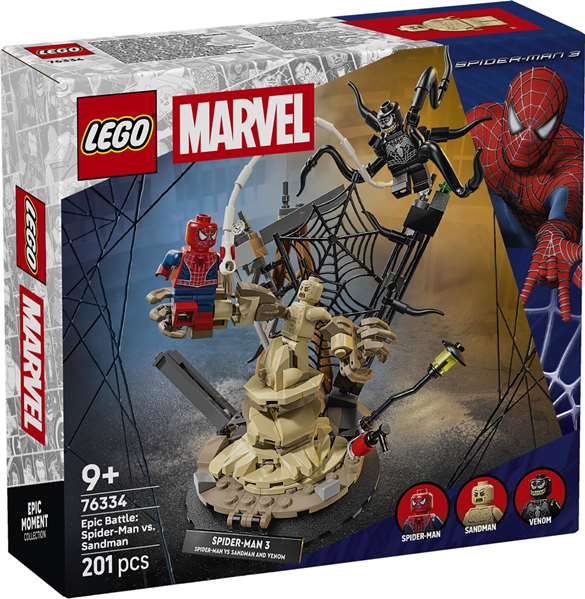LEGO Marvel 76334 Le Combat Légendaire entre Spider-Man et Sandman