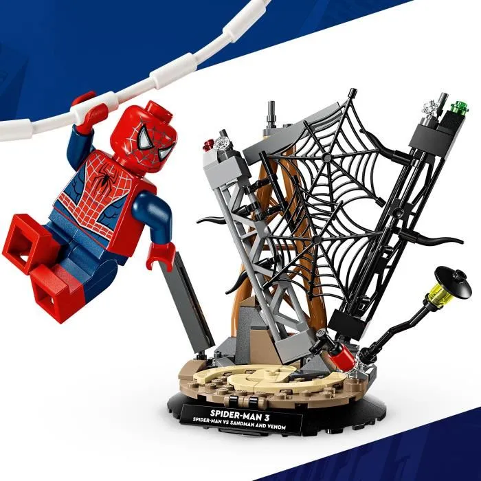 Lego Marvel 76334 Le Combat Legendaire entre Spider-Man et Sandman - Set de Construction Collector avec Minifigurines - A Partir de 9 Ans