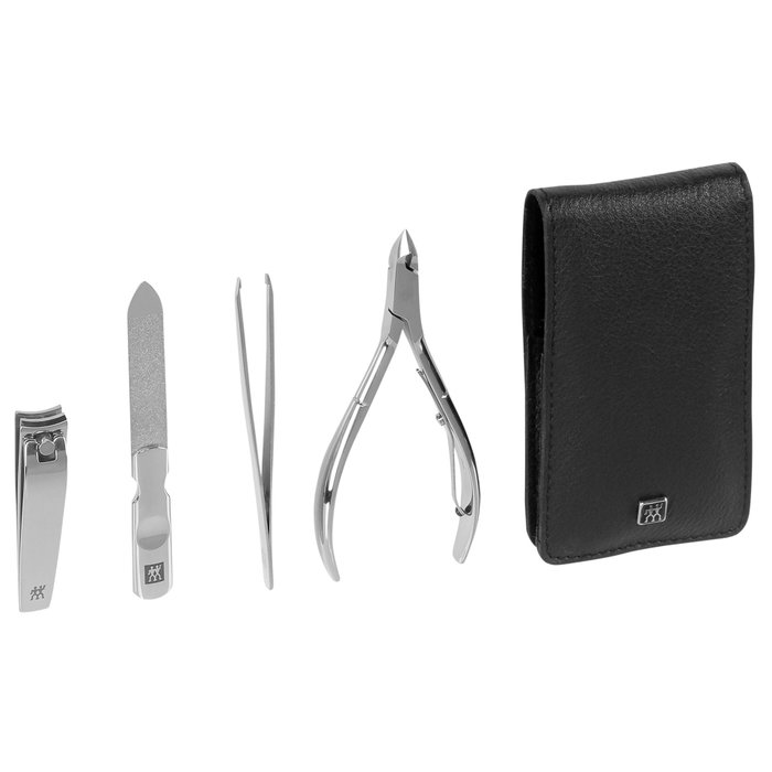 Zwilling Set de manucure et pédicure 4 pièces avec coupe-ongles et cuir Zwilling Set de manucure et pédicure 4 pièces avec coupe-ongles et cuir