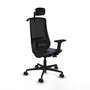 Piqueras y Crespo Chaise de Bureau Mardos Gris foncé