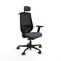 Piqueras y Crespo Chaise de Bureau Mardos Gris foncé
