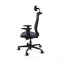 Piqueras y Crespo Chaise de Bureau Mardos Gris foncé