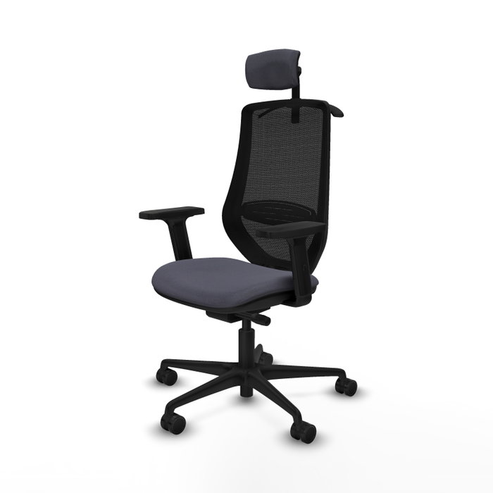 Piqueras y Crespo Chaise de Bureau Mardos Gris foncé Piqueras y Crespo Chaise de Bureau Mardos Gris foncé