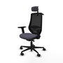 Piqueras y Crespo Chaise de Bureau Mardos Gris foncé