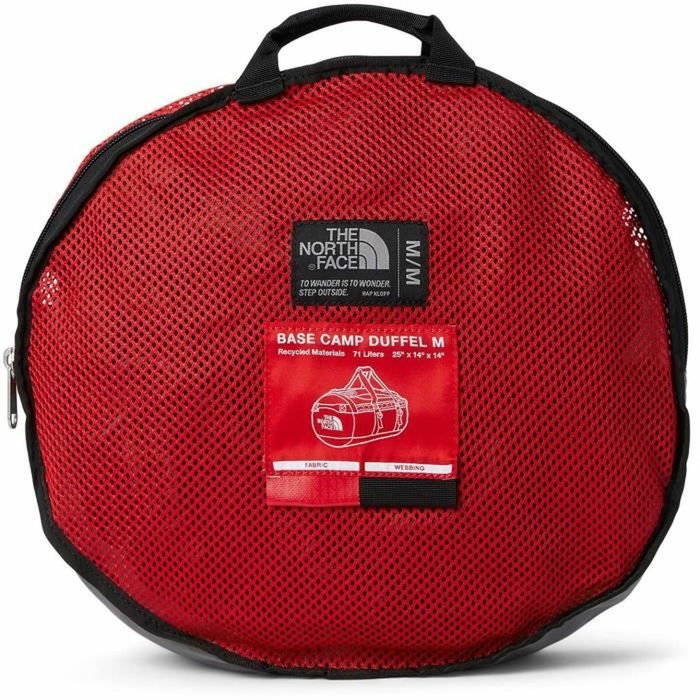 The North Face Base Camp Duffel Taille M Noir et Rouge