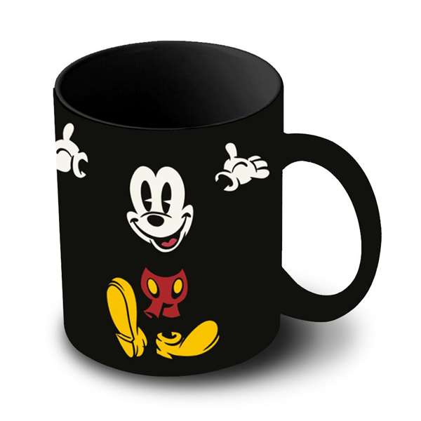 Karactermania - Tasse Mickey Mouse en Céramique avec Dessin Visage, Multicolore, 9.5x13x7.8 cm