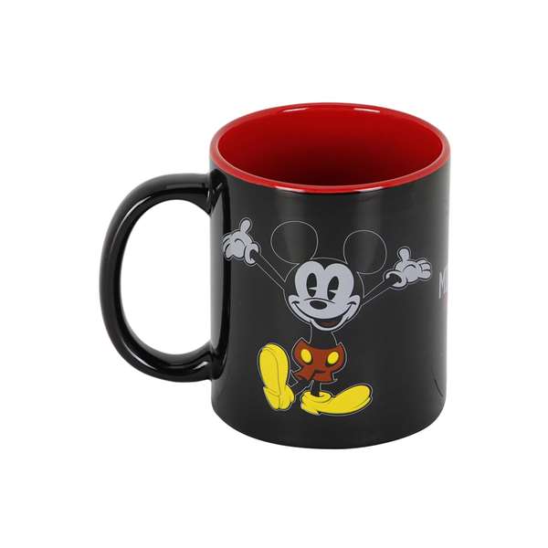 Karactermania - Tasse Mickey Mouse en Céramique avec Dessin Visage, Multicolore, 9.5x13x7.8 cm
