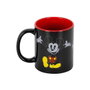 Karactermania - Tasse Mickey Mouse en Céramique avec Dessin Visage, Multicolore, 9.5x13x7.8 cm