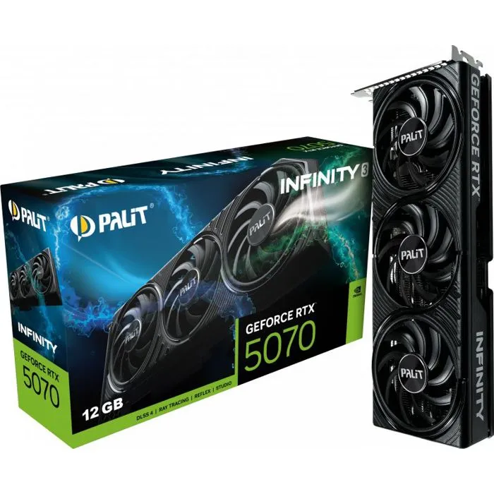 Palit GeForce RTX 5070 Infinity 3 12 Go Palit GeForce RTX 5070 Infinity 3 12 Go