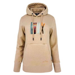 Sweat à capuche femme Joluvi Cotton Ski Ecru M
