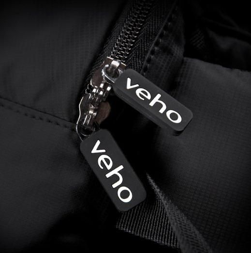 Veho T-2 Sacoche Hybrid pour Ordinateur Portable et Sac à Dos, Ultra Renforcée, Compatible jusqu'à 17 Pouces et Tablette 10 Pouces, avec Compartiments Doublés