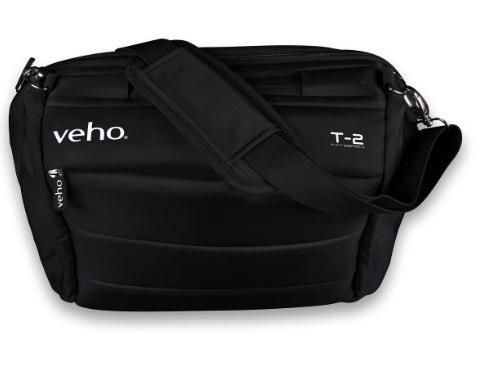 Veho T-2 Sacoche Hybrid pour Ordinateur Portable et Sac à Dos, Ultra Renforcée, Compatible jusqu'à 17 Pouces et Tablette 10 Pouces, avec Compartiments Doublés