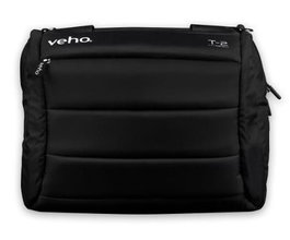 Veho T-2 Sacoche Hybrid pour Ordinateur Portable et Sac à Dos, Ultra Renforcée, Compatible jusqu'à 17 Pouces et Tablette 10 Pouces, avec Compartiments Doublés