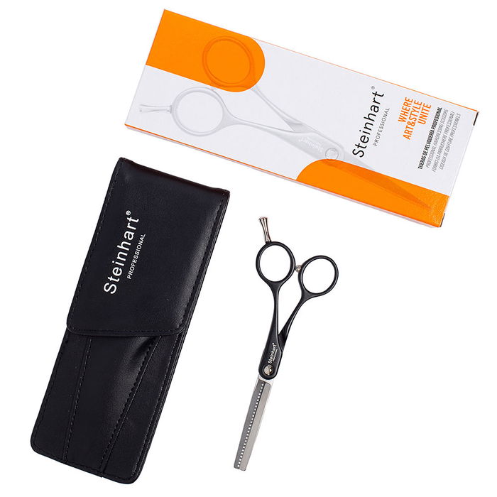 Steinhart Ciseaux à Sculpter Aluminium Charbon Actif Lame Rasoir 5.5" Noir 1 u Steinhart Ciseaux à Sculpter Aluminium Charbon Actif Lame Rasoir 5.5" Noir 1 u