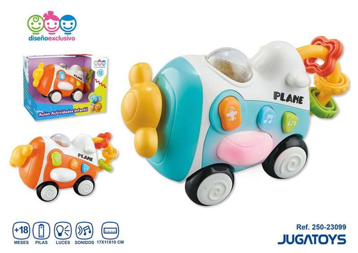 Jugatoys - misprimerosjuguetes Avion pour enfants avec lumières et sons Jugatoys - misprimerosjuguetes Avion pour enfants avec lumières et sons