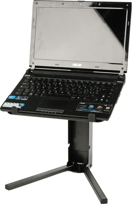 QUIKLOK Support pour Ordinateur Portable Universal de Bureau Pliable Acier avec Plateau 300x300 mm Hauteur Réglable 335 mm Charge Max 15 kg QUIKLOK Support pour Ordinateur Portable Universal de Bureau Pliable Acier avec Plateau 300x300 mm Hauteur Réglable 335 mm Charge Max 15 kg