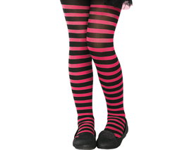 Atosa Collants à rayures fuchsia pour enfant Taille unique