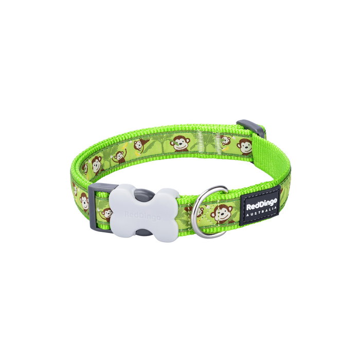Collier pour Chien Red Dingo STYLE MONKEY LIME GREEN 15 mm x 24-36 cm Collier pour Chien Red Dingo STYLE MONKEY LIME GREEN 15 mm x 24-36 cm
