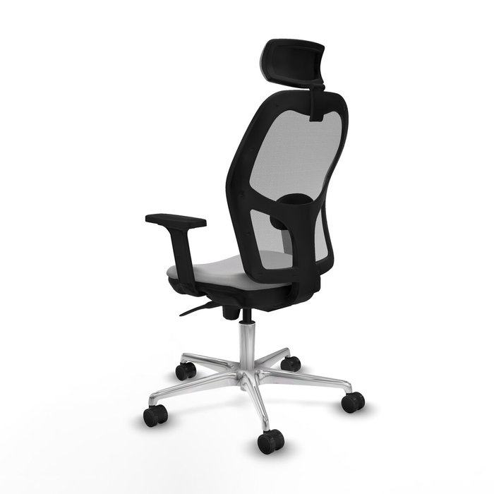 Piqueras y Crespo Chaise de Bureau avec Appui-tête Jorquera 2D086N2 Gris clair Piqueras y Crespo Chaise de Bureau avec Appui-tête Jorquera 2D086N2 Gris clair