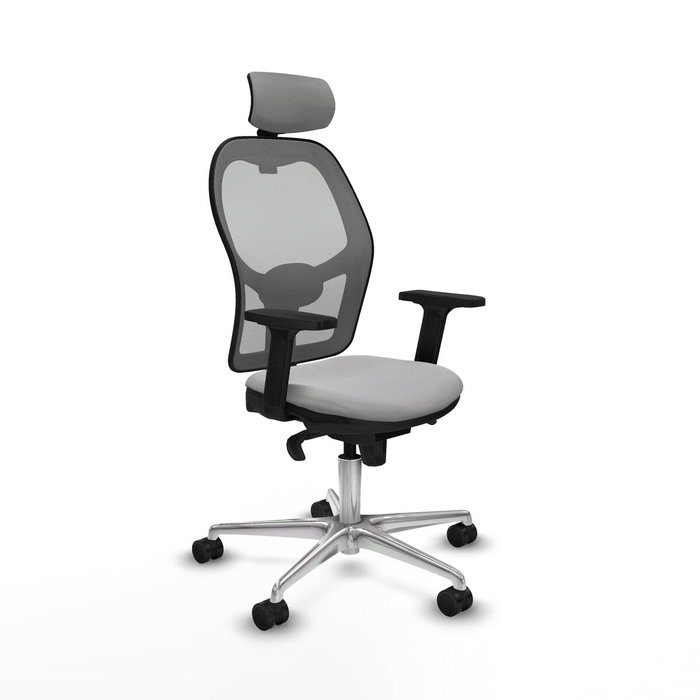 Piqueras y Crespo Chaise de Bureau avec Appui-tête Jorquera 2D086N2 Gris clair Piqueras y Crespo Chaise de Bureau avec Appui-tête Jorquera 2D086N2 Gris clair