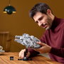 LEGO Star Wars 75375 Millennium Falcon, Modèle de Collection 25e Anniversaire