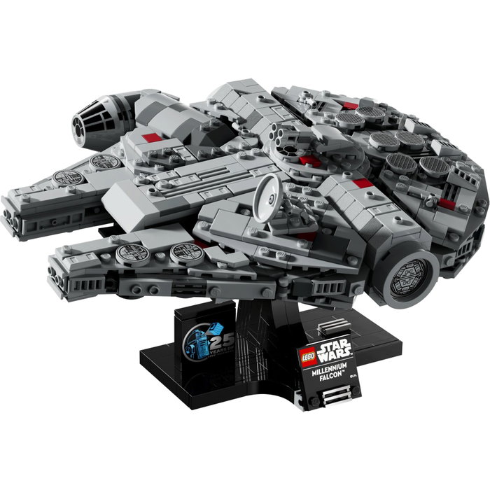 LEGO Star Wars 75375 Millennium Falcon, Modèle de Collection 25e Anniversaire LEGO Star Wars 75375 Millennium Falcon, Modèle de Collection 25e Anniversaire