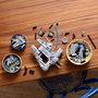LEGO Star Wars 75375 Millennium Falcon, Modèle de Collection 25e Anniversaire