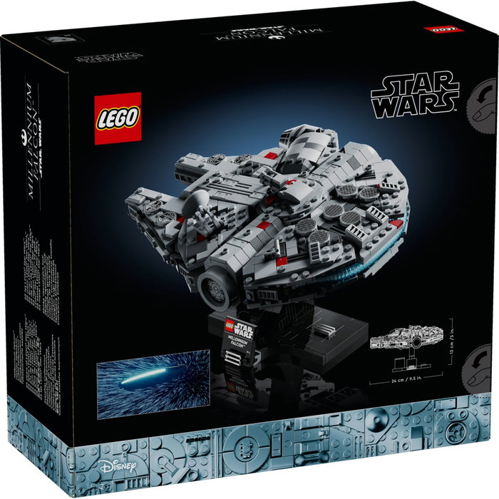 LEGO Star Wars 75375 Millennium Falcon, Modèle de Collection 25e Anniversaire LEGO Star Wars 75375 Millennium Falcon, Modèle de Collection 25e Anniversaire