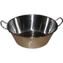 Baumalu Bassine à Confiture 38 cm en Acier Inoxydable Argenté, Capacité 9L