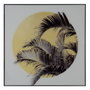 BigBuy Home Toile Palmier 100 x 2,5 x 100 cm Volets