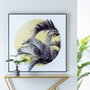 BigBuy Home Toile Palmier 100 x 2,5 x 100 cm Volets