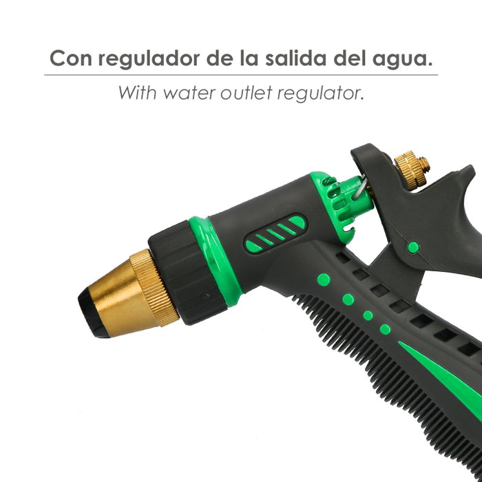 SATURNIA Pistolet tuyau Metal Plus réglable