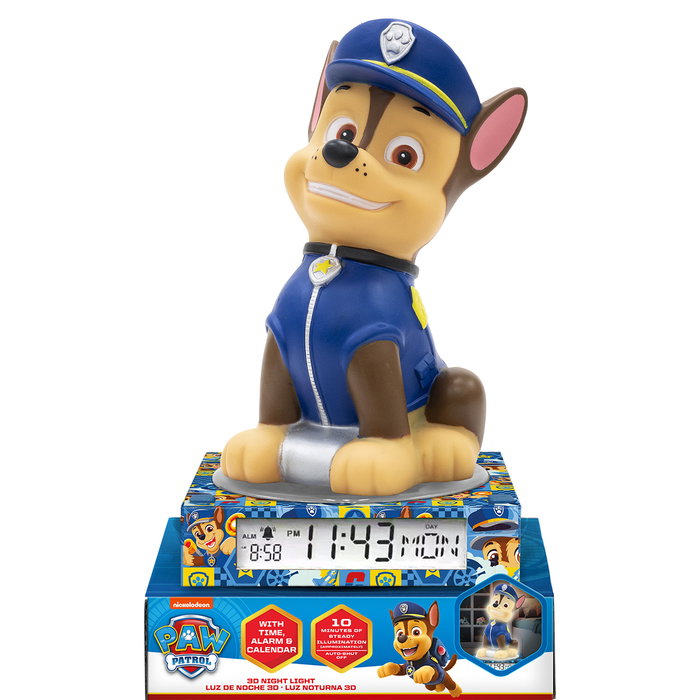 Kids Licensing Réveil figurine 3D Paw Patrol Kids Licensing Réveil figurine 3D Paw Patrol