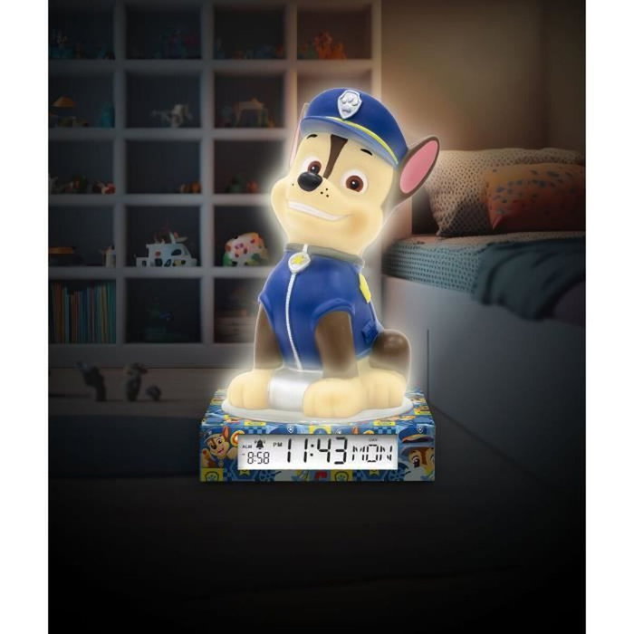 Kids Licensing Réveil figurine 3D Paw Patrol Kids Licensing Réveil figurine 3D Paw Patrol