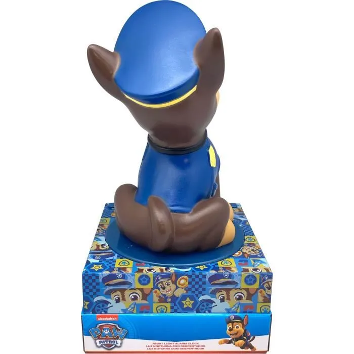Kids Licensing Réveil figurine 3D Paw Patrol - PW19972, Veilleuse et alarme avec lumière douce pour chambre d'enfant Kids Licensing Réveil figurine 3D Paw Patrol - PW19972, Veilleuse et alarme avec lumière douce pour chambre d'enfant