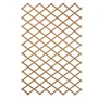 Nature Treillis extensible en bois pour jardin 100 x 200 cm - Palissade pour plantes grimpantes