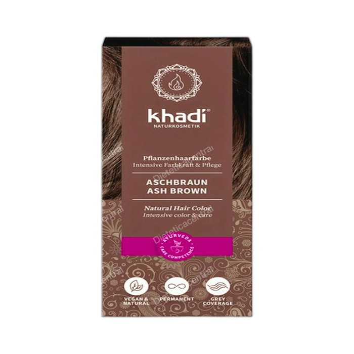 Khadi Teinture Herbal Color Châtain Cendré 100g Khadi Teinture Herbal Color Châtain Cendré 100g