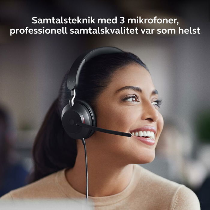 Jabra 24189-989-799 Evolve2 40 SE UC Casque audio stéréo avec micro - Noir