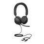 Jabra Evolve2 40 SE UC Stereo Black