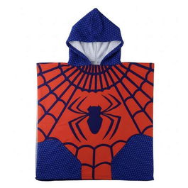 Serviette poncho avec capuche Spider-Man Rouge 55 x 77 cm