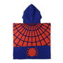 Serviette poncho avec capuche Spider-Man Rouge 55 x 77 cm