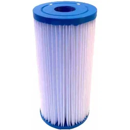 GRE Cartouche de filtration cylindrique pour piscine hors-sol - Compatible AR125, AR118, AR124 - Plastique et synthétique blanc