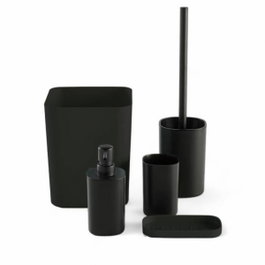 Today Ensemble de 5 accessoires de salle de bain Utility - Noir
