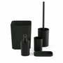 Today Ensemble de 5 accessoires de salle de bain Utility - Noir