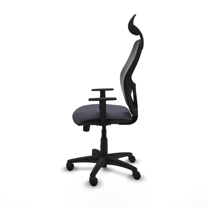 Piqueras Y Crespo Chaise de bureau Alocén, mécanisme Synchro, Gris foncé/Noir Piqueras Y Crespo Chaise de bureau Alocén, mécanisme Synchro, Gris foncé/Noir