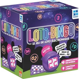 Megableu Loto électronique avec machine sonore et écran lumineux