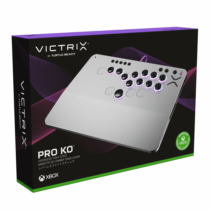 Turtle Beach Victrix Pro KO Leverless Fight Stick - Gris