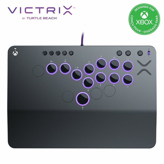 Turtle Beach Victrix Pro KO Leverless Fight Stick - Gris